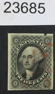 US STAMPS #17 USED LOT #23685