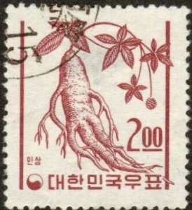 South Korea 364a - Used - 2w Ginseng (1964) (cv $0.40)