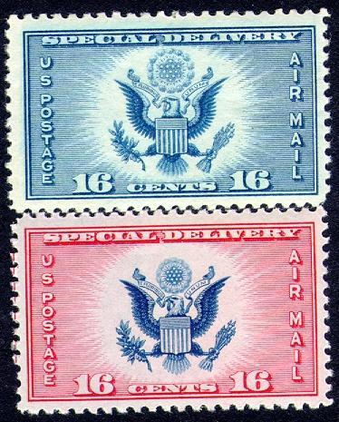 CE1 & CE2 16c Special Delivery Mint NH VF