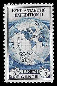 PCBstamps   US # 753 3c Byrd Antarctic, MNH, (29)