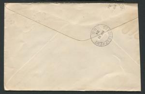 NEW BRUNSWICK SPLIT RING TOWN CANCEL COVER BRETAGNEVILLE