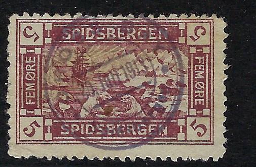 Norway local issue Spitsbergen 5 Öre, used