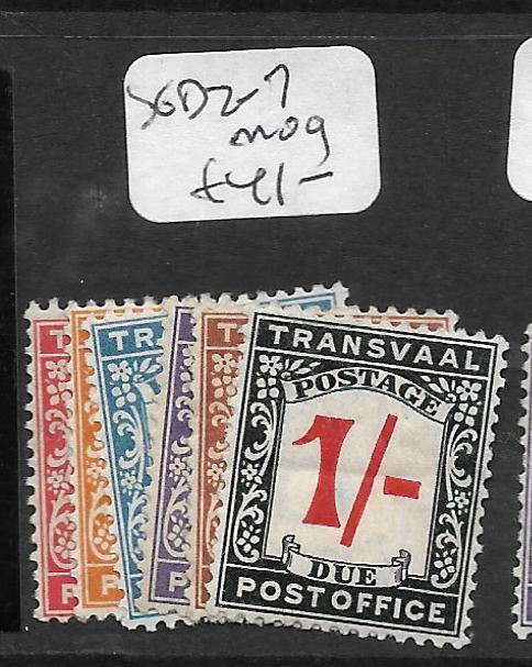 TRANSVAAL  (P0305B)  POSTAGE DUE SG D2-7  MOG