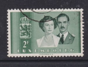 Luxembourg 1953 Wedding Prince Jean + Princess Charlotte 2f Fine Used SG 565 VGC