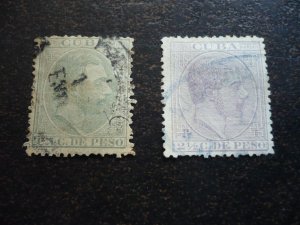 Stamps - Cuba - Scott# 121,124,125,127,128 - Used Partial Set of 5 Stamps