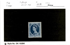 Great Britain, Postage Stamp, #369 Mint NH, 1958 Queen Elizabeth (AB)