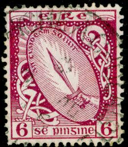 IRELAND SG79, 6d claret, FINE USED.