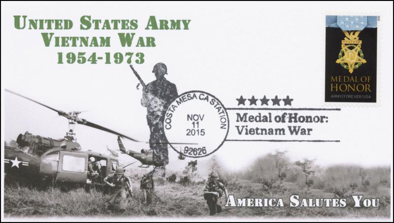 2015, Medal of Honor, Vietnam War, US Army, Veterans Day, Costs Mesa CA, 15-345