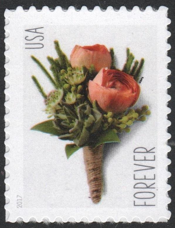 SC#5199 (49¢) Celebration Boutonniere Single (2017) SA