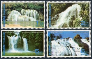 Thailand 918-921,MNH.Michel 942-945. Waterfalls 1980.Sai Yok,Punyaban,Heo Suwat,