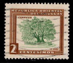 Uruguay Scott 607 Used Tree stamp