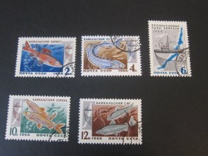 Russia 1966 Sc 3240-44 set FU