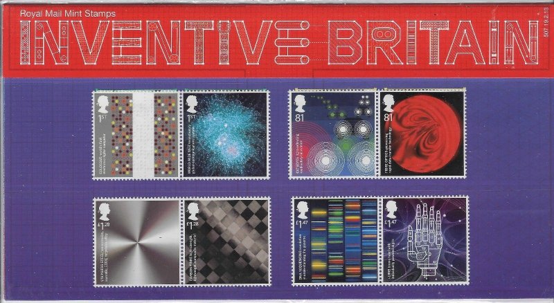 2015 Inventive Britain Presentation Pack No. 507 - complete