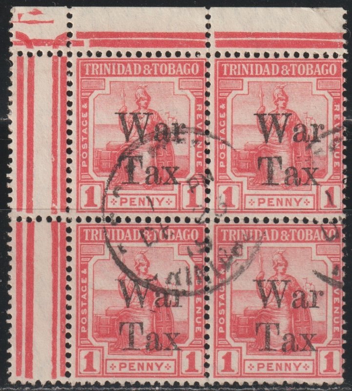 EDSROOM-20924 Trinidad & Tobago MR13 Used Block of 4 CV$7