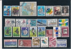 D376332 Denmark Nice selection of VFU Used stamps