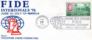 Philippines 1976  FIDE INTERZONALS'76 CHESS MANILA Special Postmark June 10