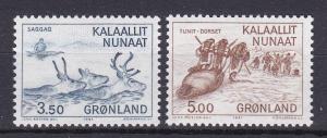 GREENLAND 146-47 MNH 1981 COMMEORATIVES