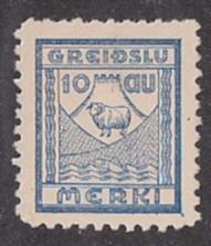 Iceland: 10aur Greidslu Merki Revenue stamp Circa 1930 NG VF