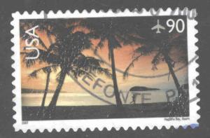 USA Scott C143 Guam Used 90cl stamp