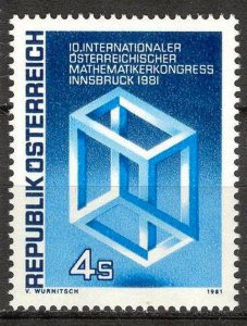 Austria 1981 International Mathematician Congress Mi. 1680 MNH