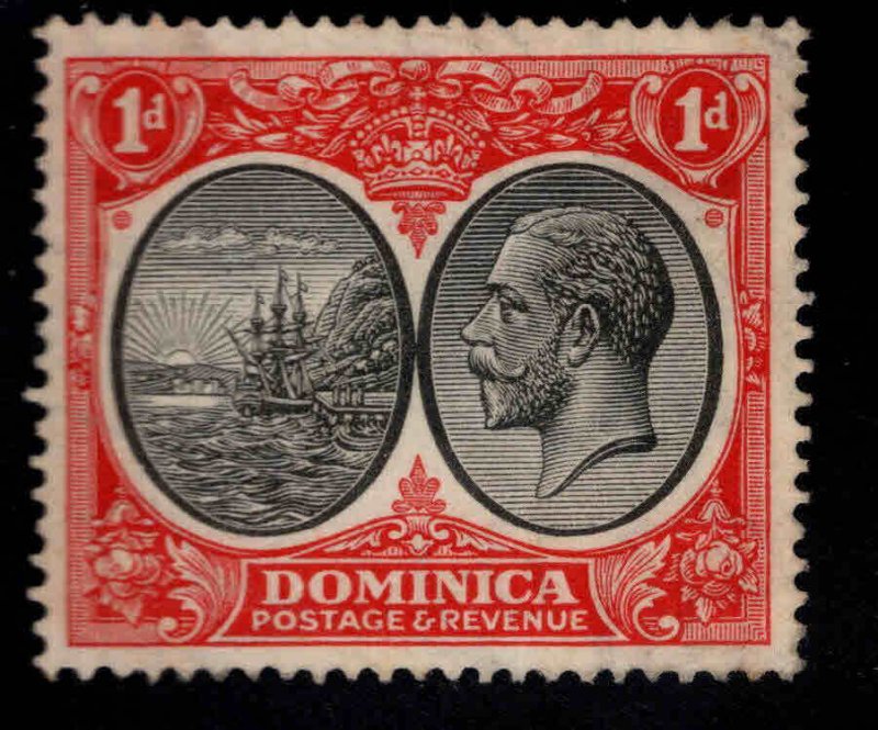 DOMINICA Scott 67 MH* Hinge Remnant stamp