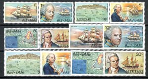 1974 Aitutaki Sc.# 53/67+ C1/6 mnh** cv $15.80 ( 9596 BCXX )