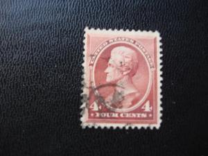  SERIES 1888  SCOTT # 215  4 c  ISSUE  F/VF.SCV $ 22.50