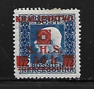 YUGOSLAVIA 1N34 MINT HINGED REMNANTS