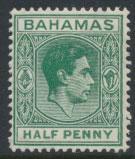 Bahamas SG 149 green SC# 100 MLH  1938 definitive wmk script see details