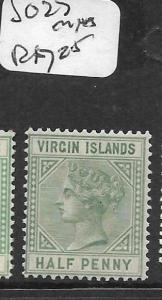 VIRGIN ISLANDS  (P2910B) QV 1/2D  SG 27  MNH