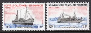 New Caledonia 498-499 Ships MNH VF