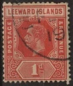 Leeward Islands 48 (used) 1p George V, car (1912)