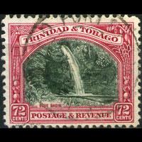 TRINIDAD & TOBACO 1935 - Scott# 42 Waterfalls 72c NH