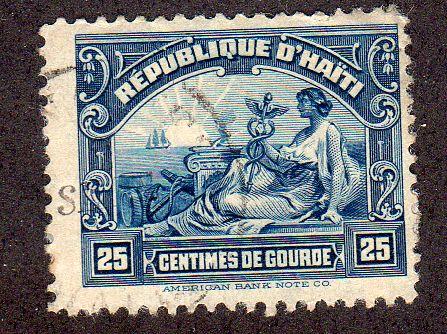 Haiti 314 - Mint-H - Allegory of Commerce (cv $0.30)