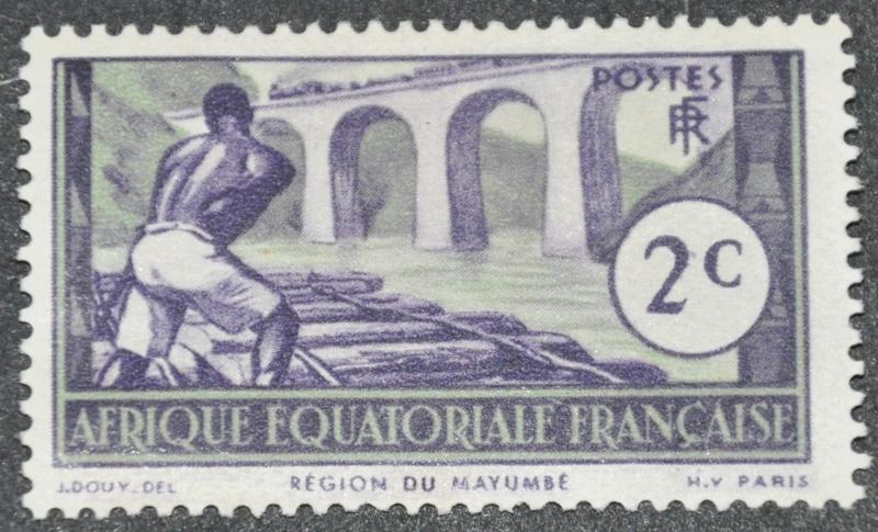 French Equatorial Africa Scott #34 - UNUSED