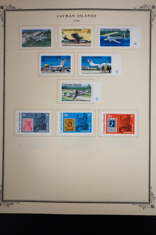 Cayman Islands 1970's to 2000 Stamp Collection