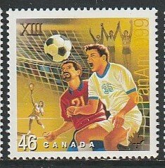 1999 Canada - Sc 1804 - MNH VF - 1 single - Pan American Games - Soccer