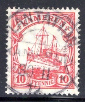 German Cameroon / Kamerun #22,  Plantation CDS dated 30 November 1912 CV€10  E
