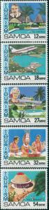 Samoa 1981 SG594-598 Tourism set MNH