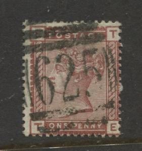STAMP STATION PERTH: Great Britain  #79  Used 1880 Single 1p Stamp