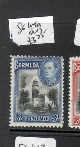 BERMUDA KGVI 3D LIGHTHOUSE    SG 114A MOG     P0526H