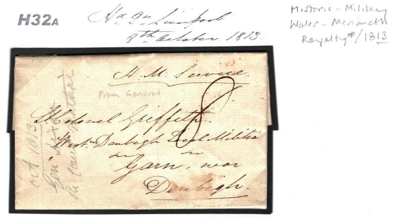 GB WALES Merioneth *Garn* HISTORIC MILITARY From General 1813 {samwells} H32a