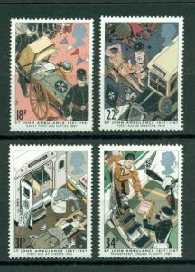 Great Britain Scott #1180-1183 MNH Centenary of St. John Ambulance $$