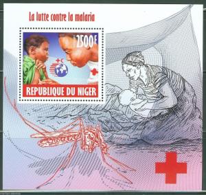 NIGER 2013 BATTLE AGAINST MALARIA SOUVENIR SHEET  MINT NH