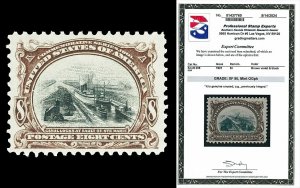 Scott 298 1901 8c Pan-American Issue Mint Graded XF 90 LH with PSE CERT