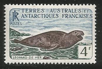 FR. SOUTHERN ANTARCTIC TERRITORY 17 MINT HINGED SEA LEOPARD ISSUE