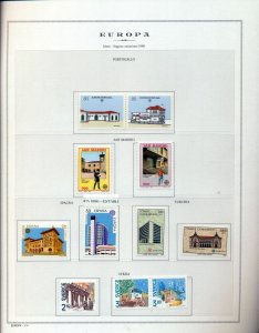 Europa 1990 Portugal Denmark Guernsey France MNH on 8 Pages(Appx 80)(ZA 548)