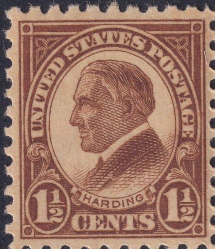 Sc# 582 U.S. 1925 Warren Harding 1½¢  MNH issue CV $13.00