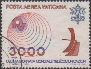 Vatican 1978 SG701 3000 lira Microwave Antenna and Radio FU