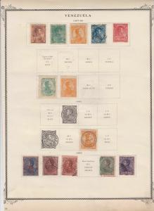 venezuela 1887-  stamps ref r9155